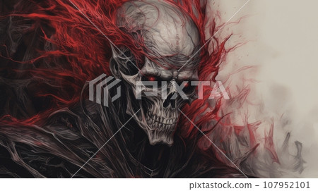 skull drawing skull drawing 107952101