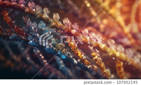 dna molecule dna molecule 107952145