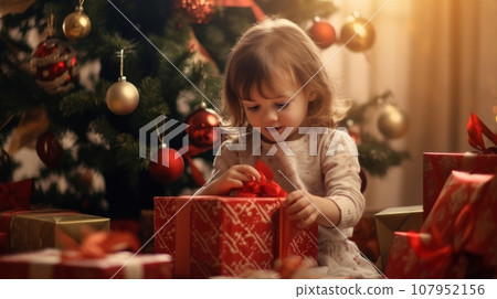 retro christmas kids and gifts retro christmas kids and gifts 107952156