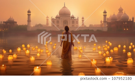 diwali taj mahal 107952180