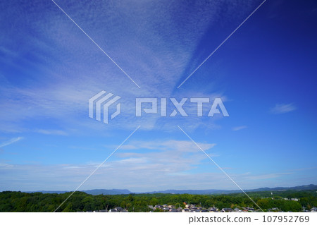 Autumn sky towards Kamo from the rooftop of Nara Kintetsu Department Store Autumn sky towards Kamo from the rooftop of Nara Kintetsu Department Store 107952769