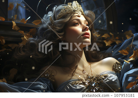 Constellation myths and stories Cassiopeia "AI generated image" 107953181