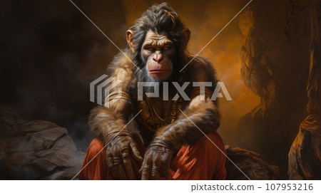 Hanuman deity Hanuman deity 107953216