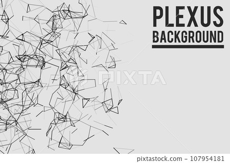 Digital plexus of glowing lines and dots. Futuristic digital background for Science and technology Digital plexus of glowing lines and dots. Futuristic digital background for Science and technology 107954181