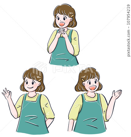 家庭主婦各種姿勢請好指導 家庭主婦各種姿勢請好指導 107954219