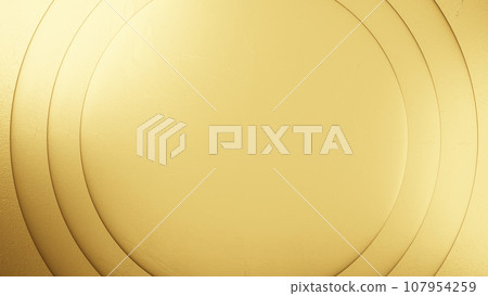 A golden background image with multiple overlapping circles. abstract background. (horizontal) A golden background image with multiple overlapping circles. abstract background. (horizontal) 107954259