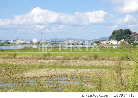The view towards Matsue from the Nishio area 107954413
