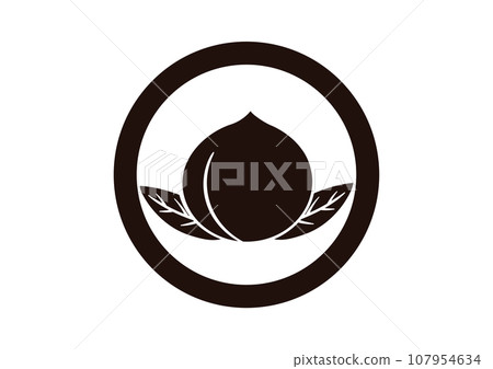 Circle hugging peach Circle hugging peach 107954634