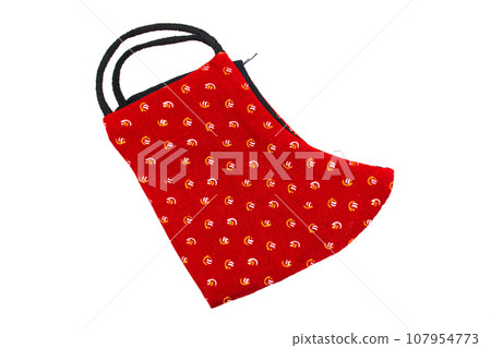 Face mask on white background with selective focus Face mask on white background with selective focus 107954773