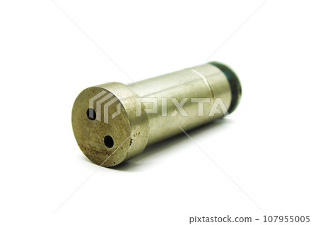 Door stopper on white background with selective focus Door stopper on white background with selective focus 107955005