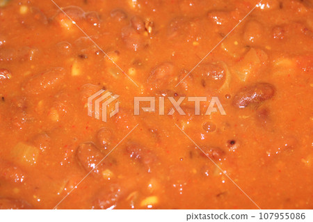 A picture of Rajma Recipe with selective focus A picture of Rajma Recipe with selective focus 107955086