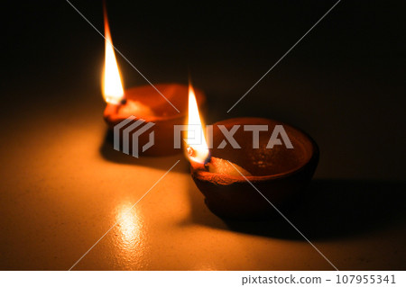 soil lamp lighting at the night image soil lamp lighting at the night image 107955341
