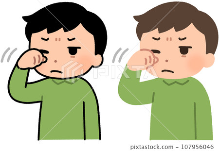 Men rubbing eyes 107956046