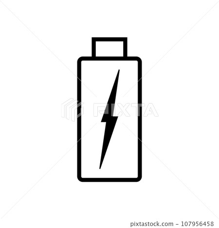 battery icon vector 107956458
