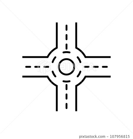 road icon vector road icon vector 107956815
