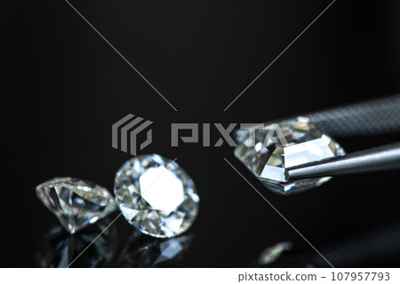 diamonds on black background diamonds on black background 107957793