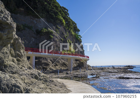 湘南江之島岩橋 107960255