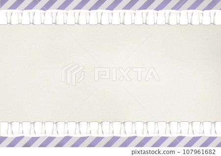 Maiden background with frills and stripes 107961682