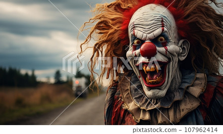 scary clown scary clown 107962414