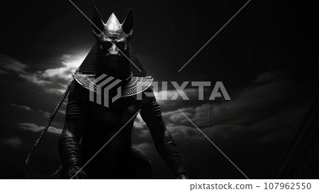 Egyptian god Anubis. 107962550