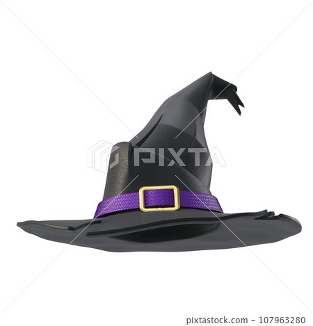 Witch hat 3D Witch hat 3D 107963280