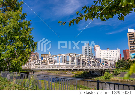 Kaiun Bridge, a bridge representing Morioka 107964081
