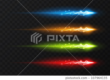 Vector set glow effect. Vector set glow effect. 107964135