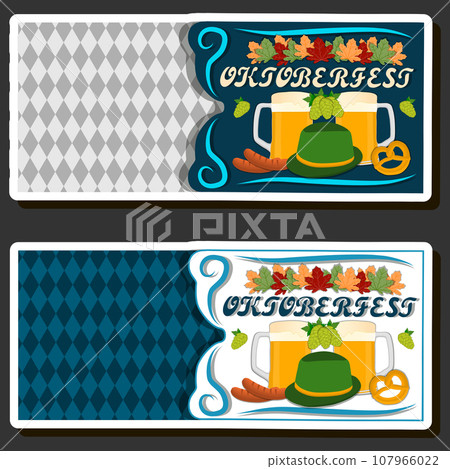 Beautiful illustration on theme of celebrating annual Oktoberfest holiday Beautiful illustration on theme of celebrating annual Oktoberfest holiday 107966022