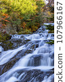 Autumn Okunikko Ryuzu Waterfall and autumn leaves 107966167