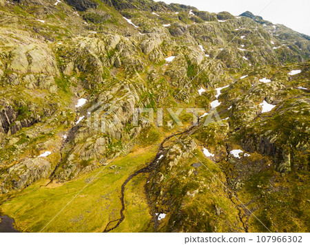 Mountains landscape in Norway 107966302