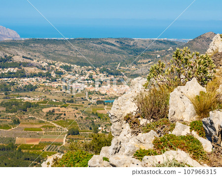 Spanish mountains landscape 107966315