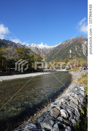 Azusagawa and Hodaka mountains Azusagawa and Hodaka mountains 107966486