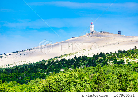 Mont Ventoux, mountain in Provence, France. 107966551