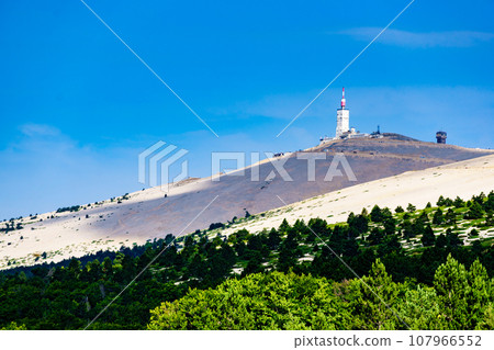 Mont Ventoux, mountain in Provence, France. Mont Ventoux, mountain in Provence, France. 107966552