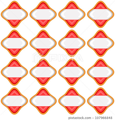 Pattern cookie with flag country Latvia in tasty biscuit Pattern cookie with flag country Latvia in tasty biscuit 107966848