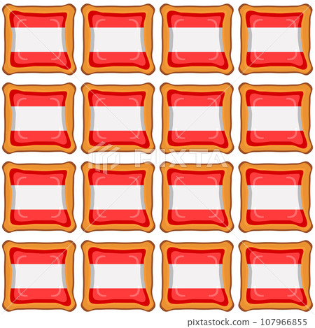 Pattern cookie with flag country Latvia in tasty biscuit 107966855