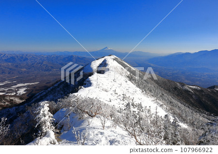 權現岳的隆冬景色 107966922