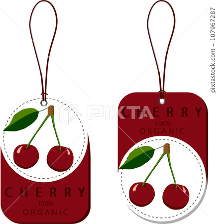 Sweet juicy tasty natural eco product cherry 107967287