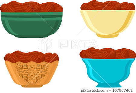 Sweet juicy tasty natural eco product date fruit 107967461