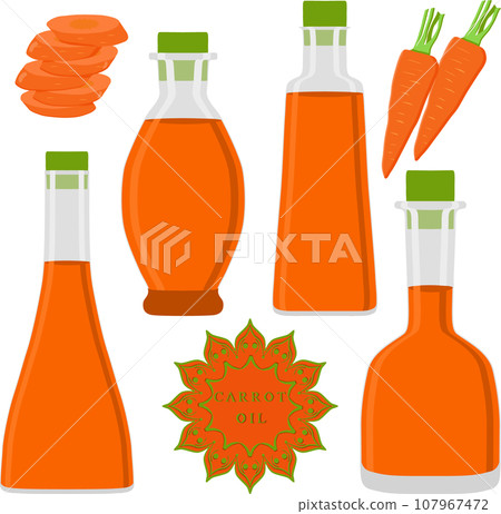 Various sweet tasty oil in glaas bottles Various sweet tasty oil in glaas bottles 107967472