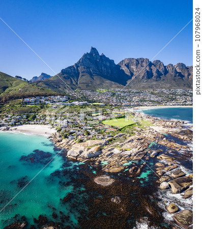 Aerial view of Clifton beach in Cape Town, Western Cape, South Africa Aerial view of Clifton beach in Cape Town, Western Cape, South Africa 107968024