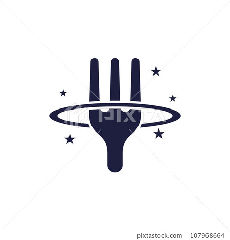 Fork space modern creative logo Fork space modern creative logo 107968664