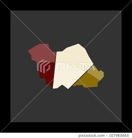 Map of surabaya geometric simple design 107968668
