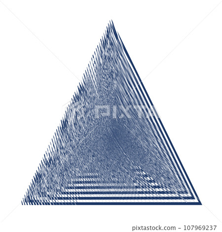 Abstract triangle shape. Geometric symbol. Element for design. 107969237