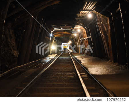 Ashio Copper Mine mine tunnel Ashio Copper Mine mine tunnel 107970252