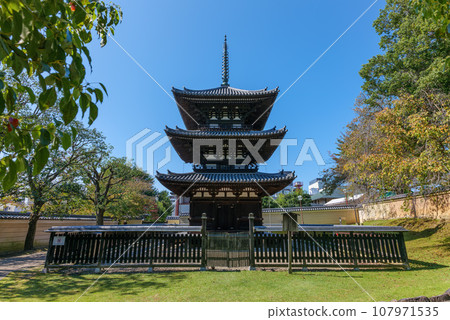 世界遺產興福寺國寶三層塔 2023 年 10 月 18 日 世界遺產興福寺國寶三層塔 2023 年 10 月 18 日 107971535
