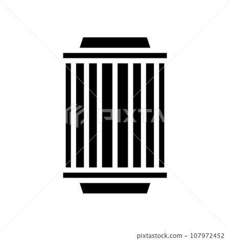 air filter car mechanic glyph icon vector illustration air filter car mechanic glyph icon vector illustration 107972452