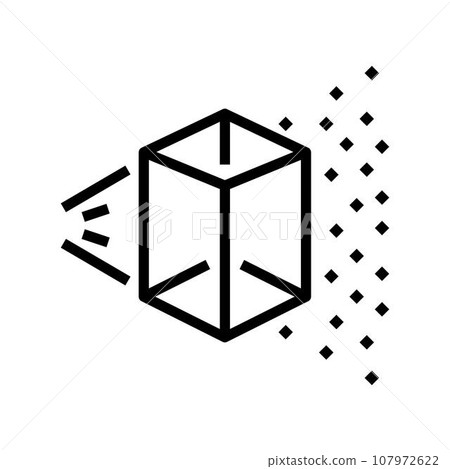 crystallography materials engineering line icon vector illustration crystallography materials engineering line icon vector illustration 107972622