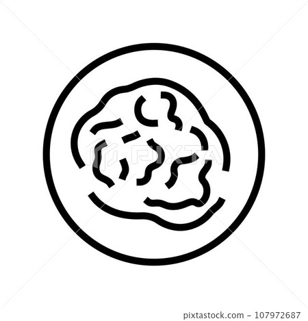 unexplained bruising disease symptom line icon vector illustration 107972687