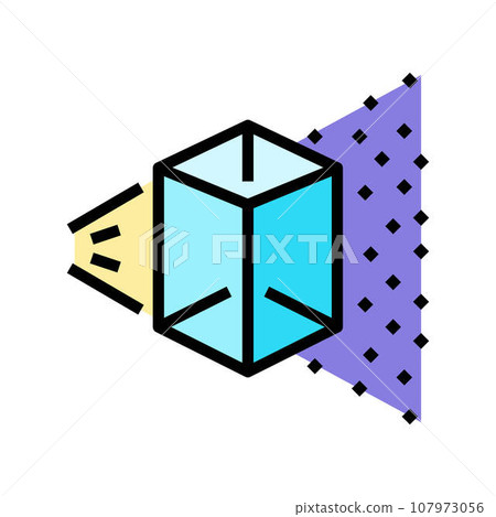 crystallography materials engineering color icon vector illustration crystallography materials engineering color icon vector illustration 107973056